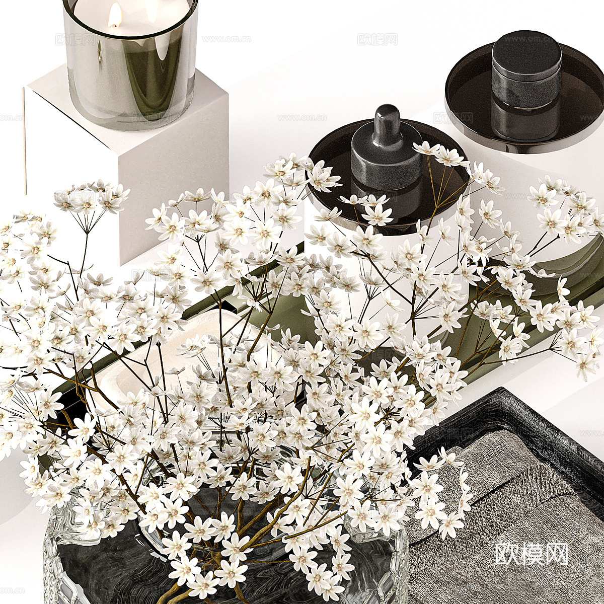 化妆品 洗护用品3d模型下载（渲染图2）