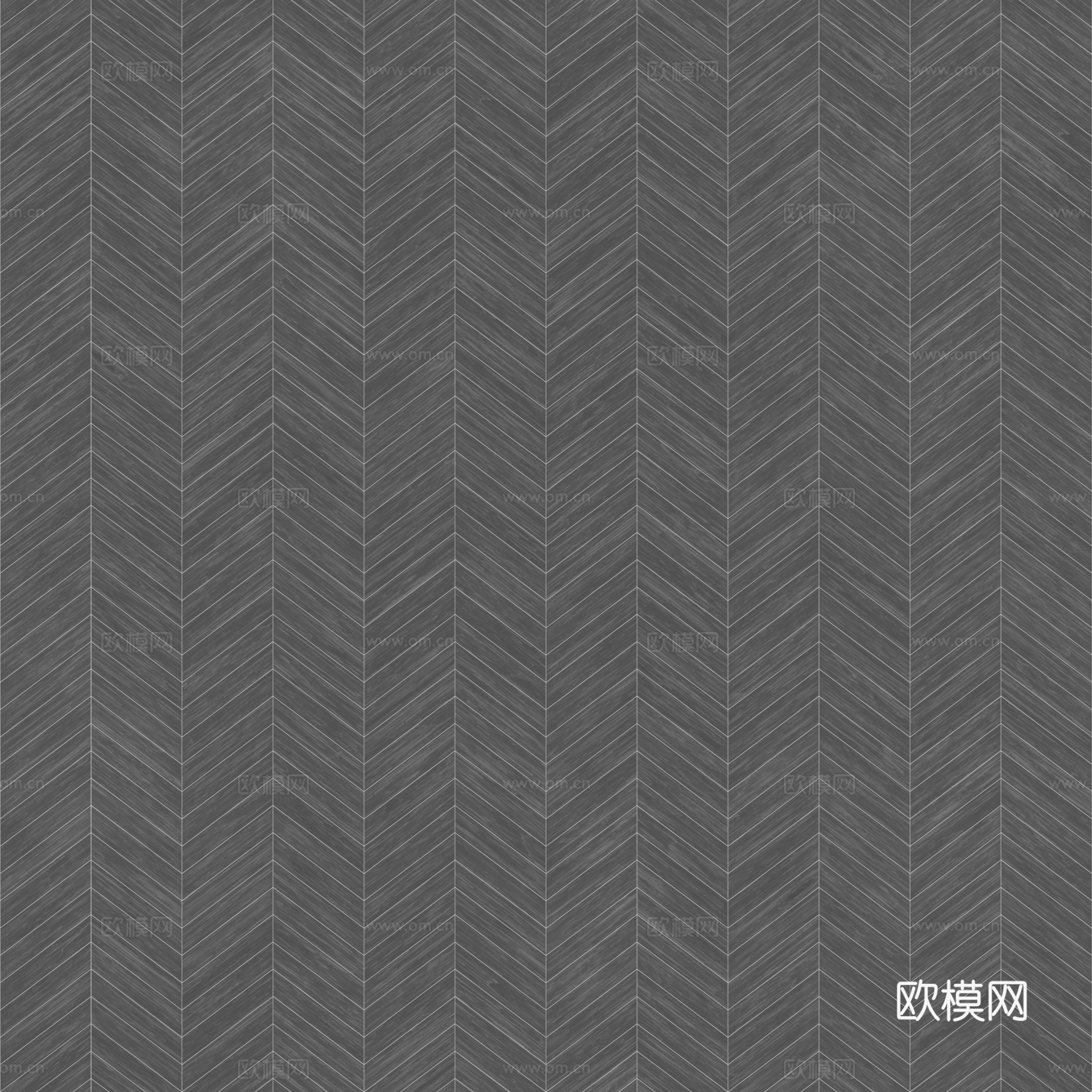 无缝木地板鱼骨铺 PBR材质贴图 2k
