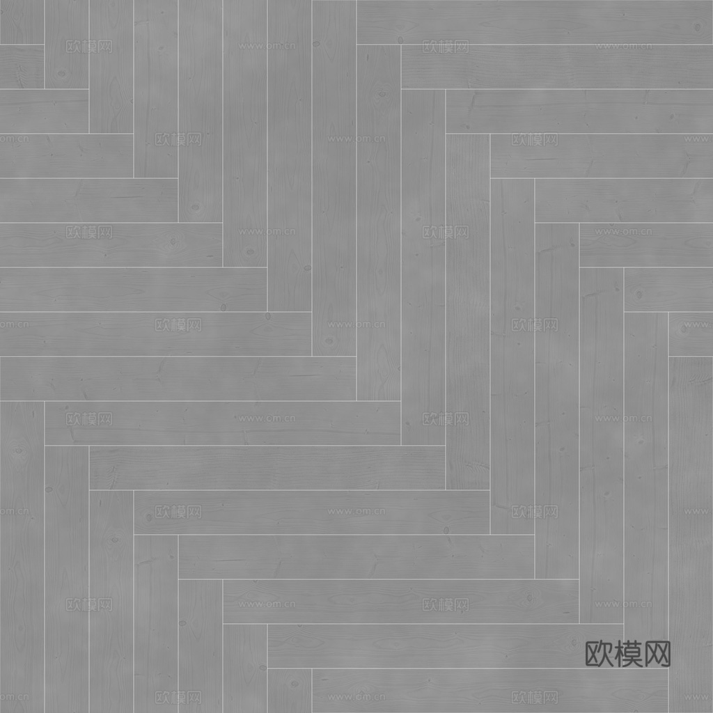 无缝木地板人字铺 PBR材质贴图 1k