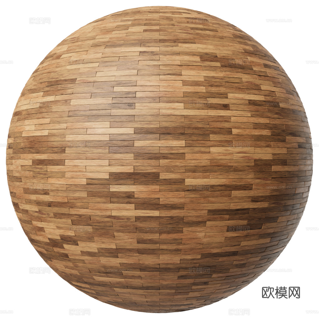 无缝木地板工字铺 PBR材质贴图 1k