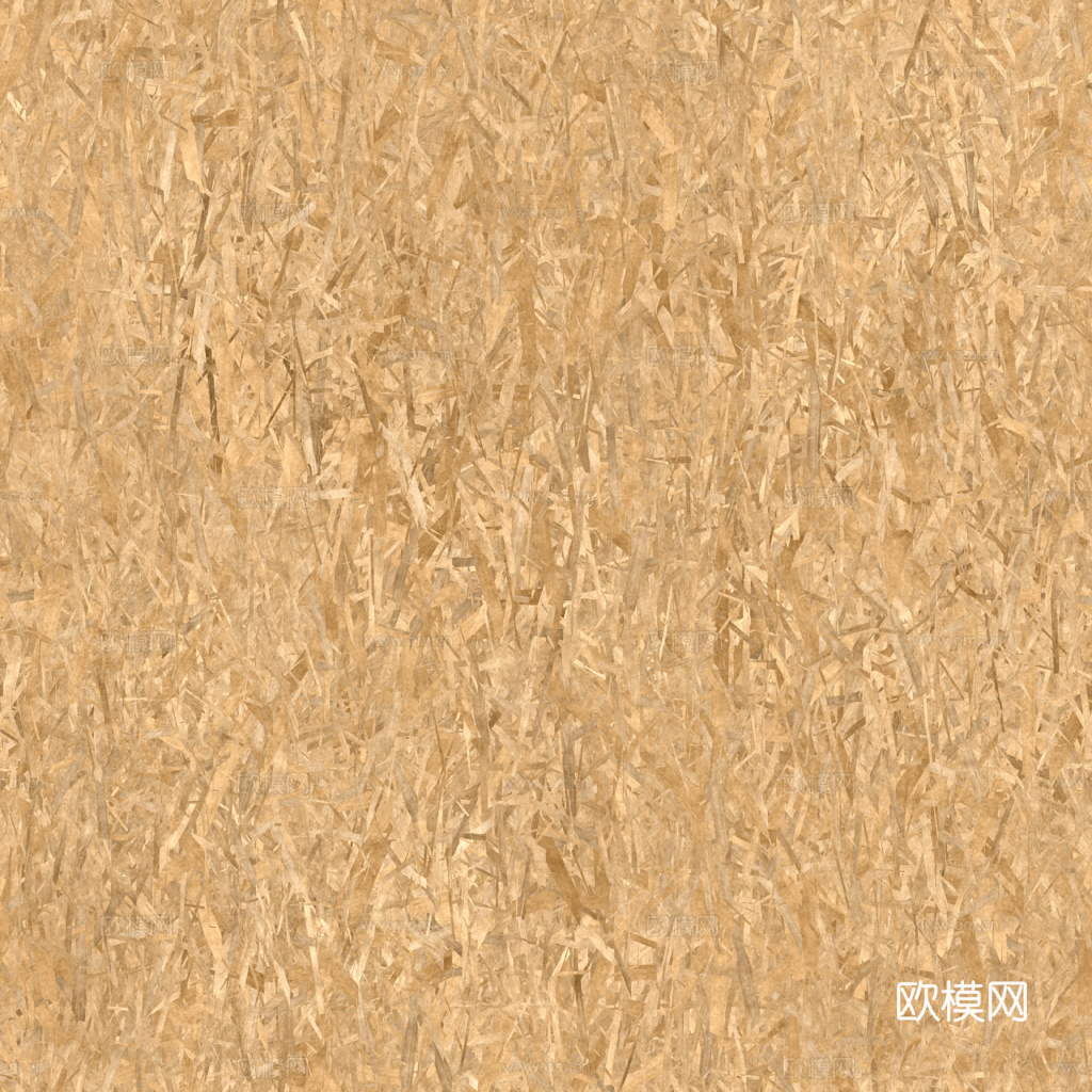 刨花板欧松板OSB板 PBR材质贴图 1k