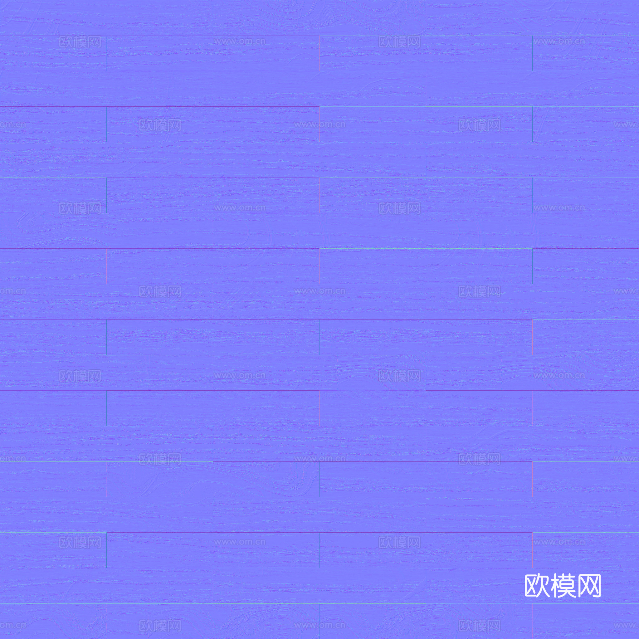 无缝木地板工字铺 PBR材质贴图 2k