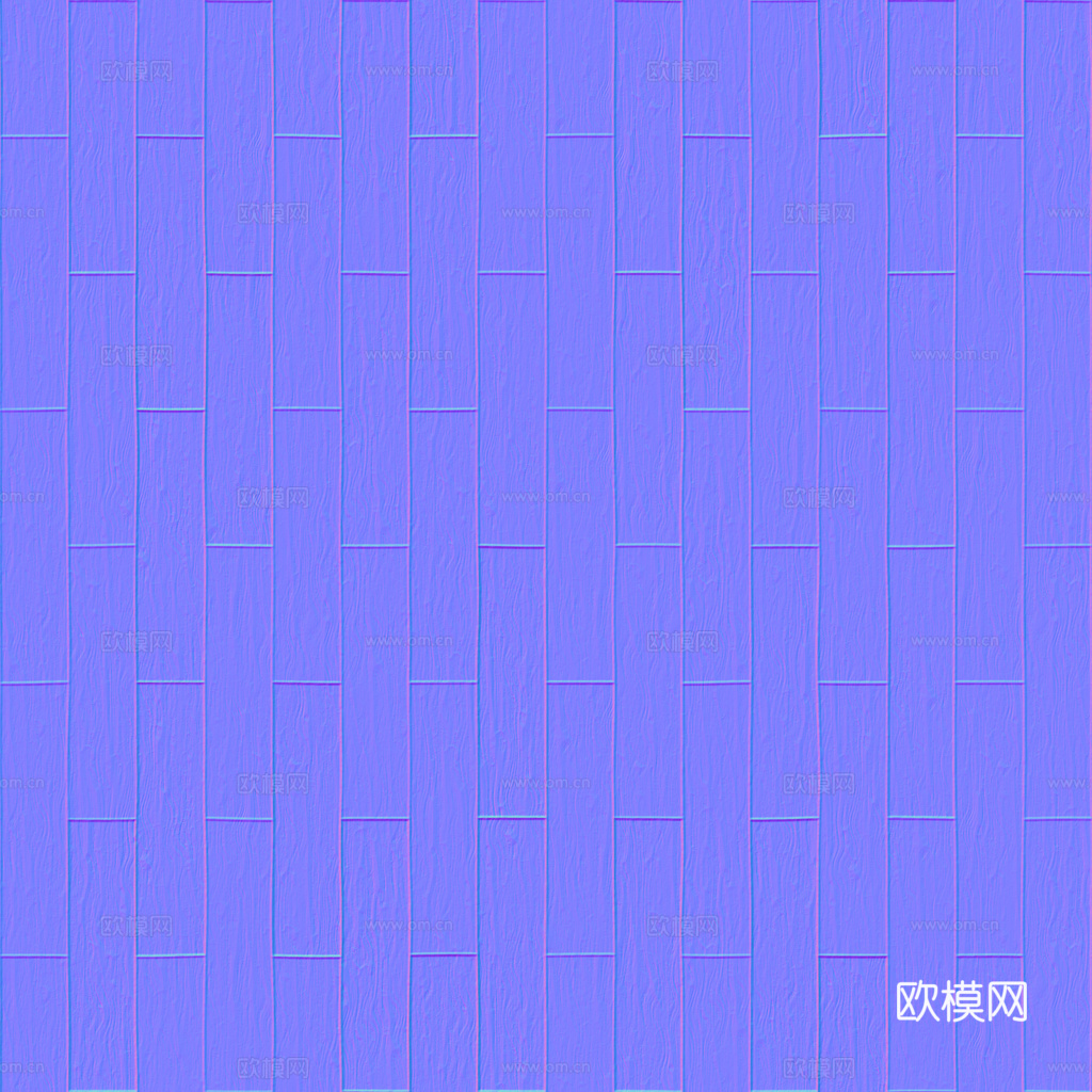 无缝木地板工字铺 PBR材质贴图 1k