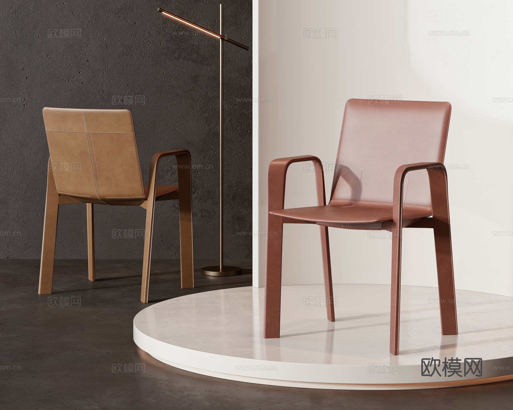 现代单椅 餐椅 单椅 椅子 书椅 写字椅3d模型下载