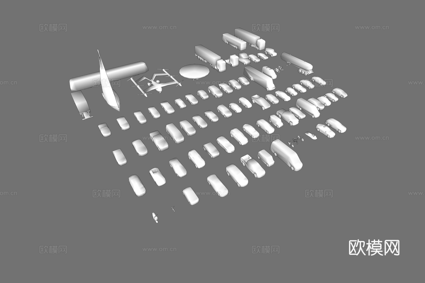 Ens车载具交通工具su模型
