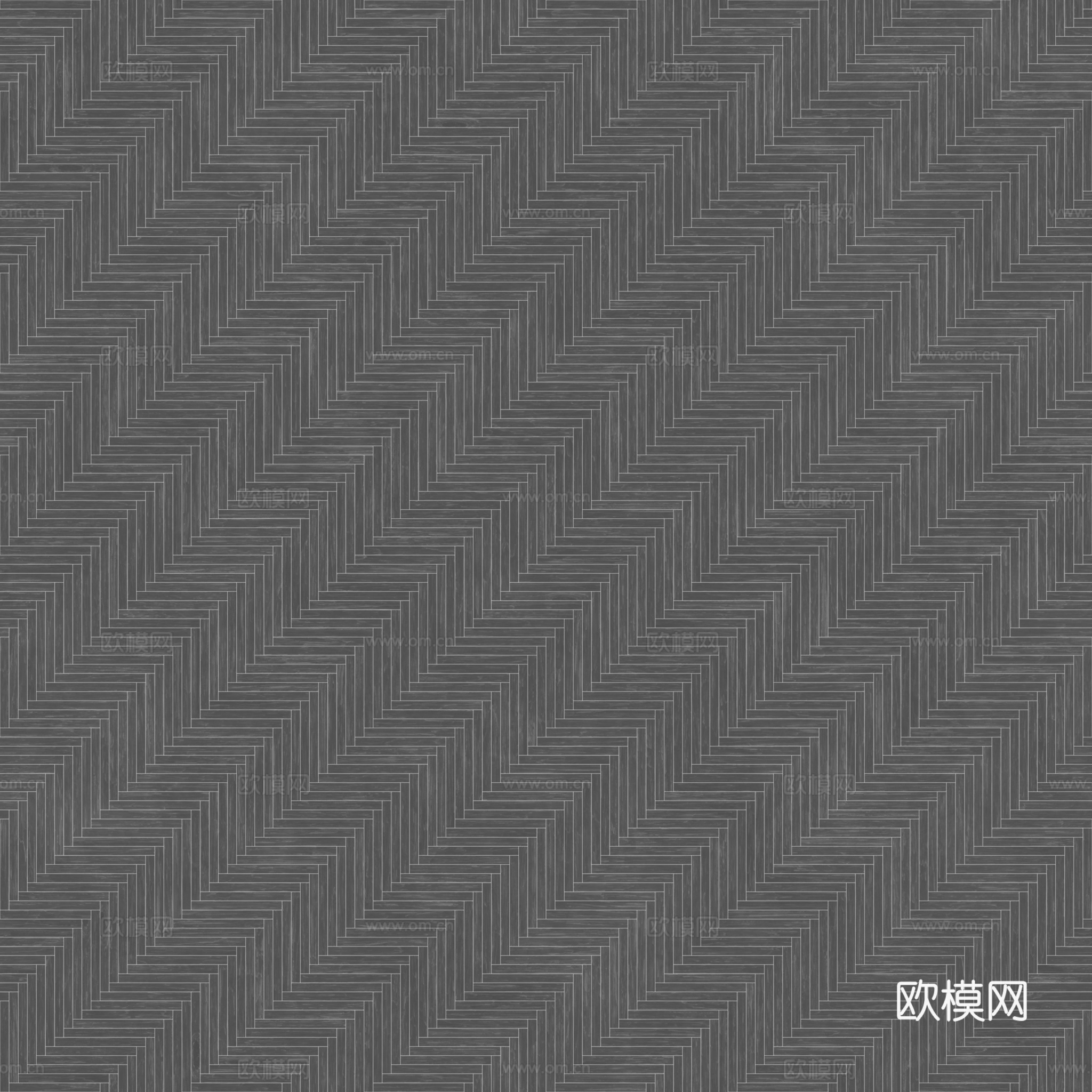 无缝木地板人字铺 PBR材质贴图 2k
