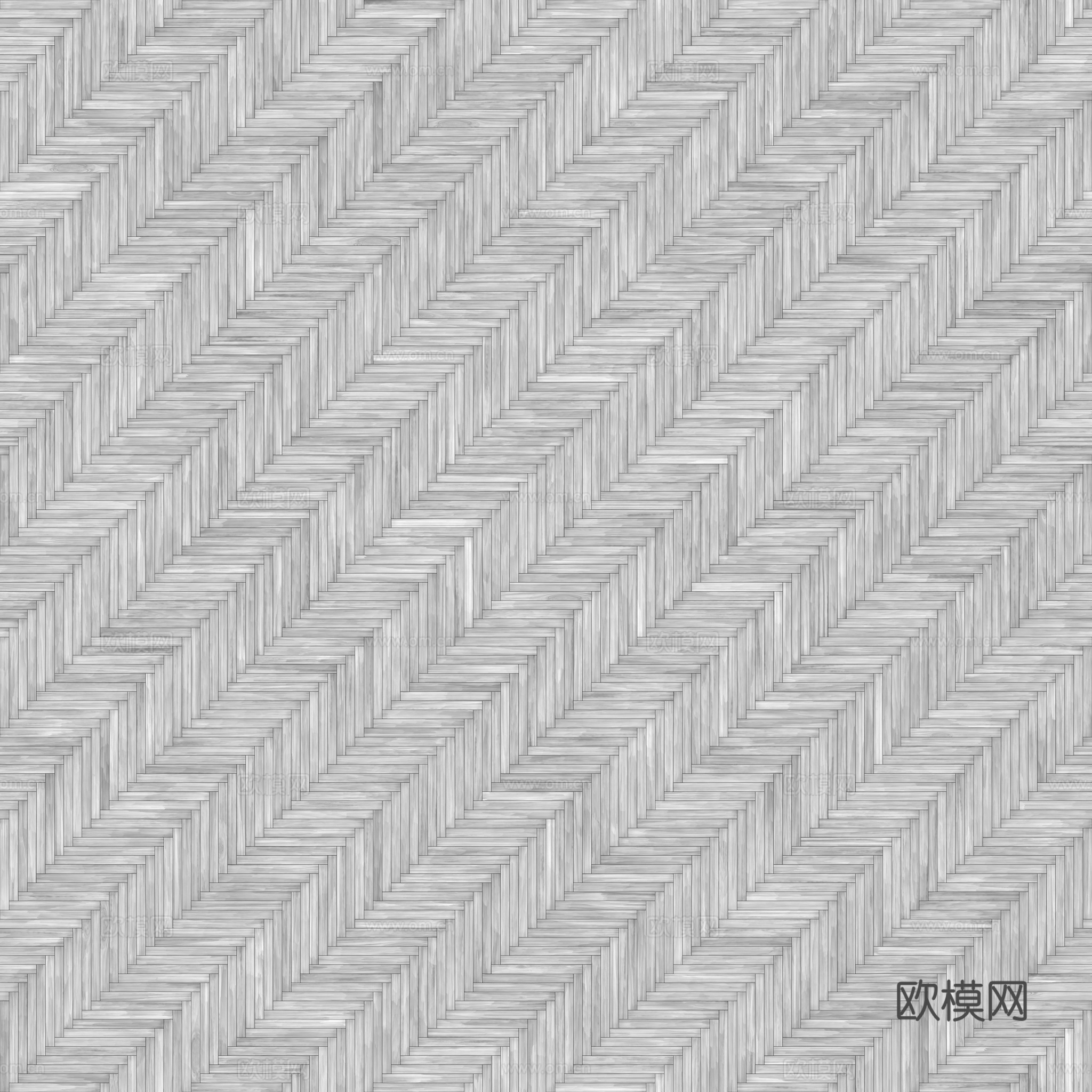无缝木地板人字铺 PBR材质贴图 2k
