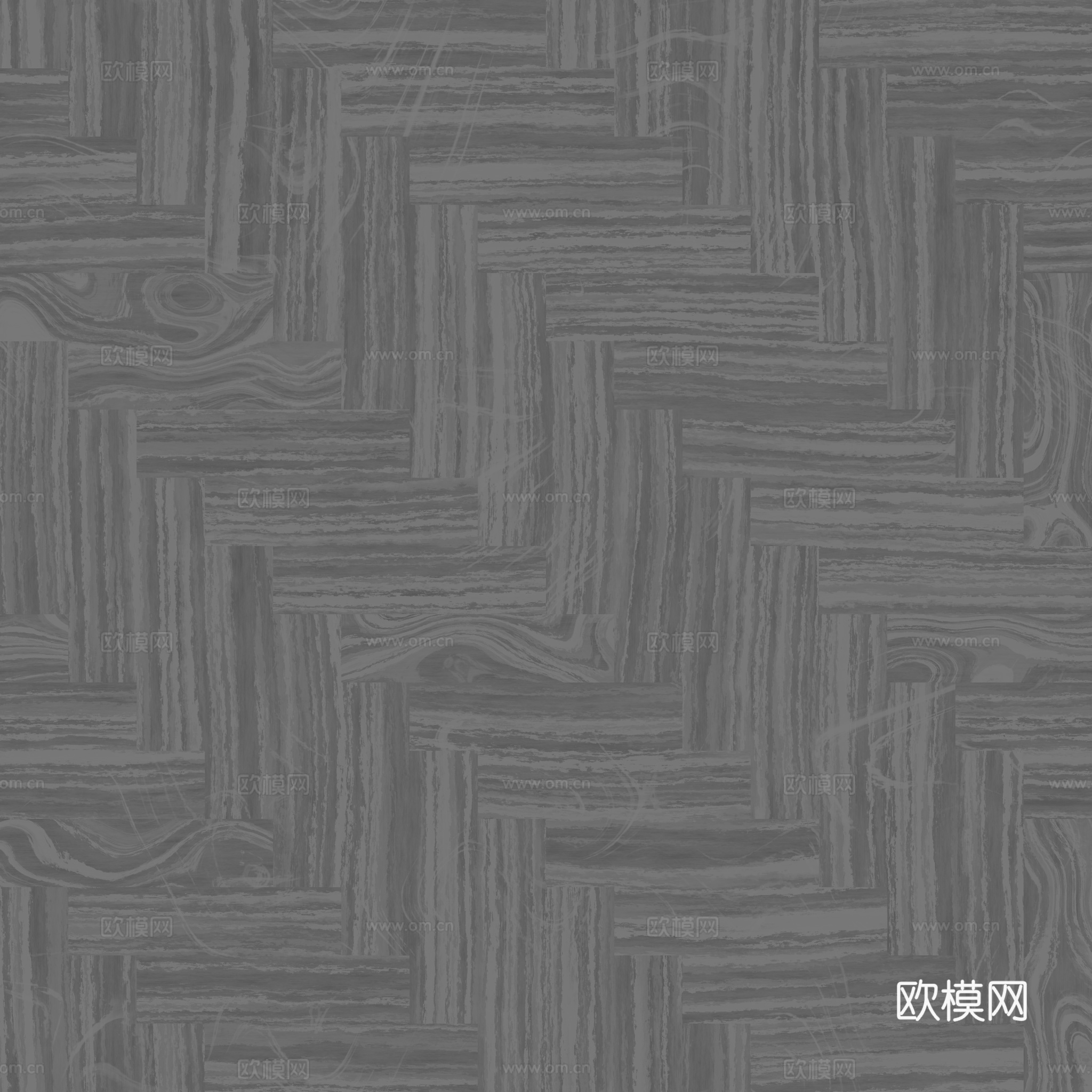 无缝木地板人字铺 PBR材质贴图 2k