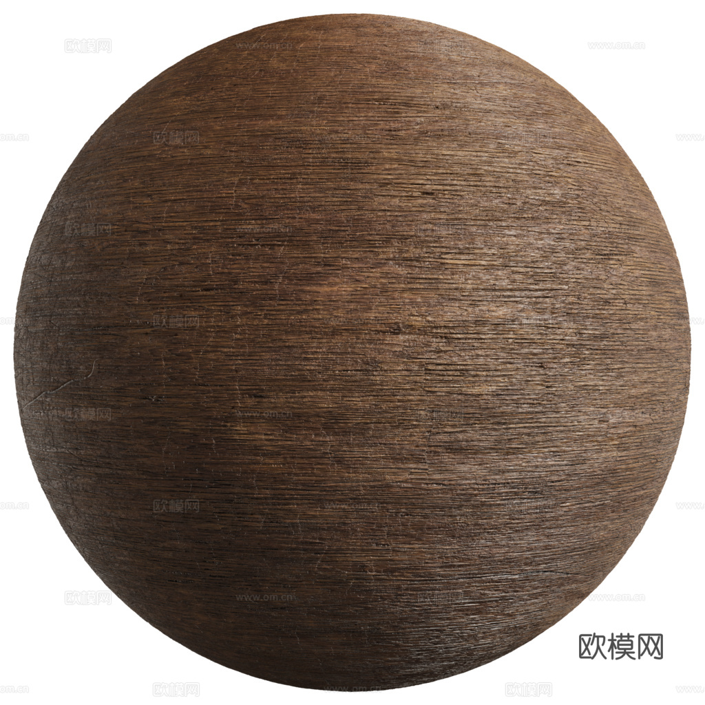 无缝老旧木纹 PBR材质贴图 1k