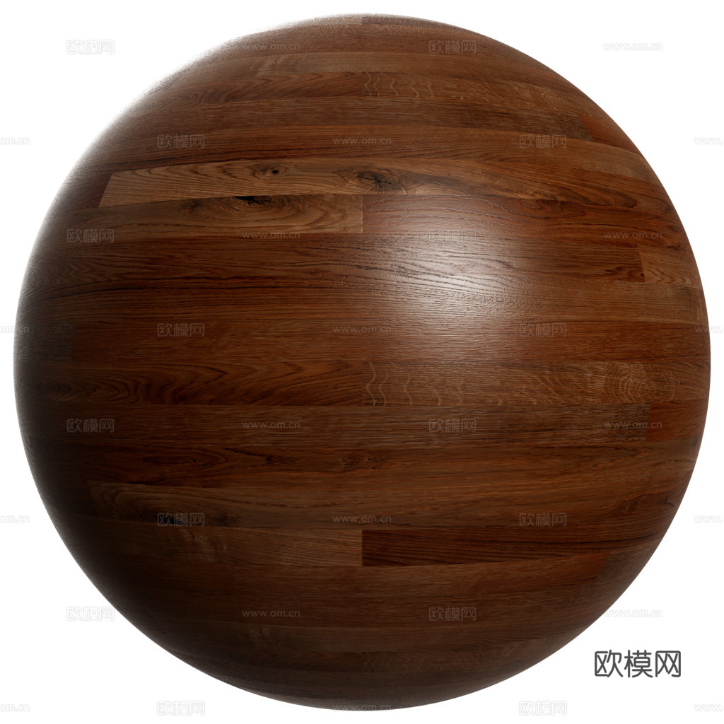 无缝木地板工字铺 PBR材质贴图 2k