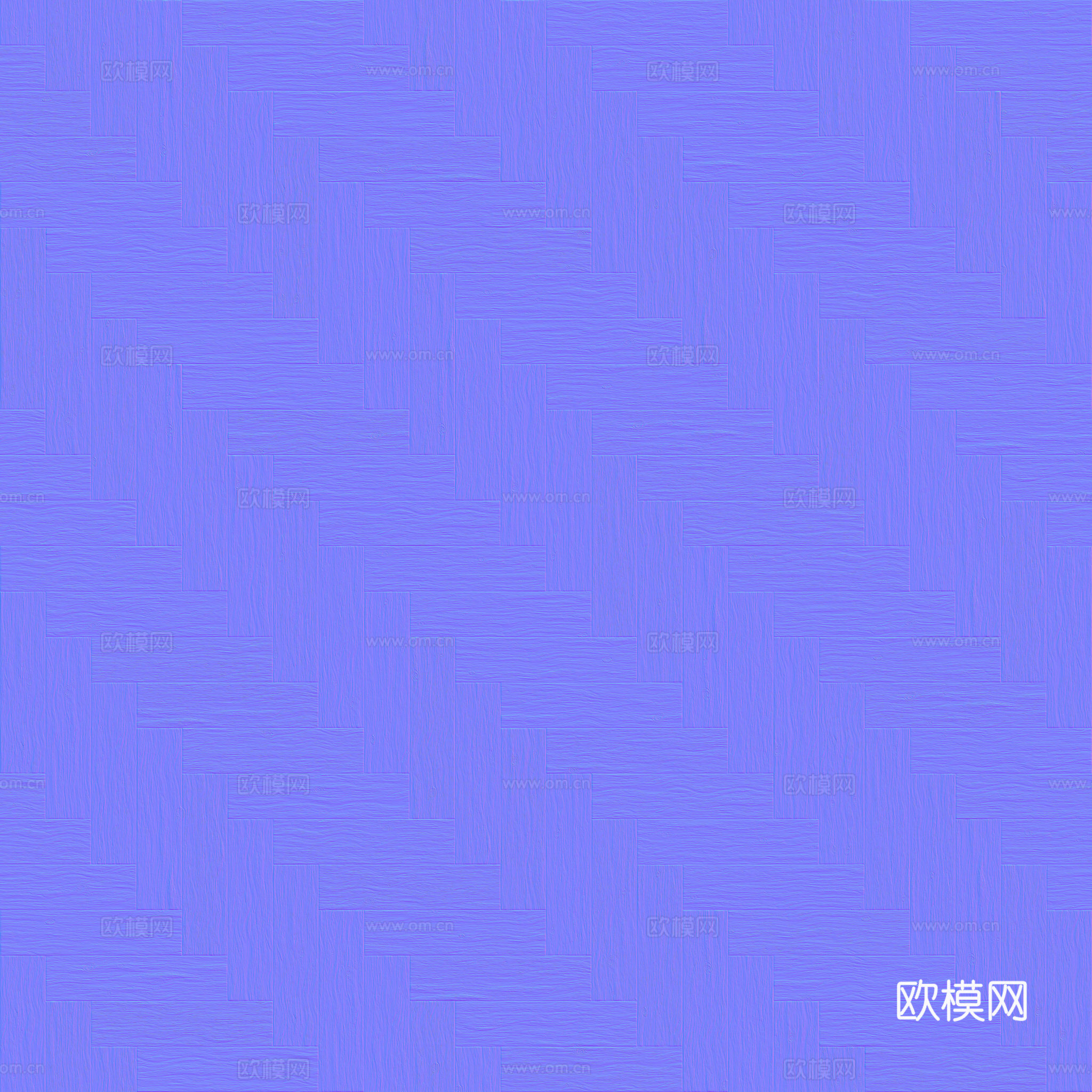 无缝木地板人字铺 PBR材质贴图 2k
