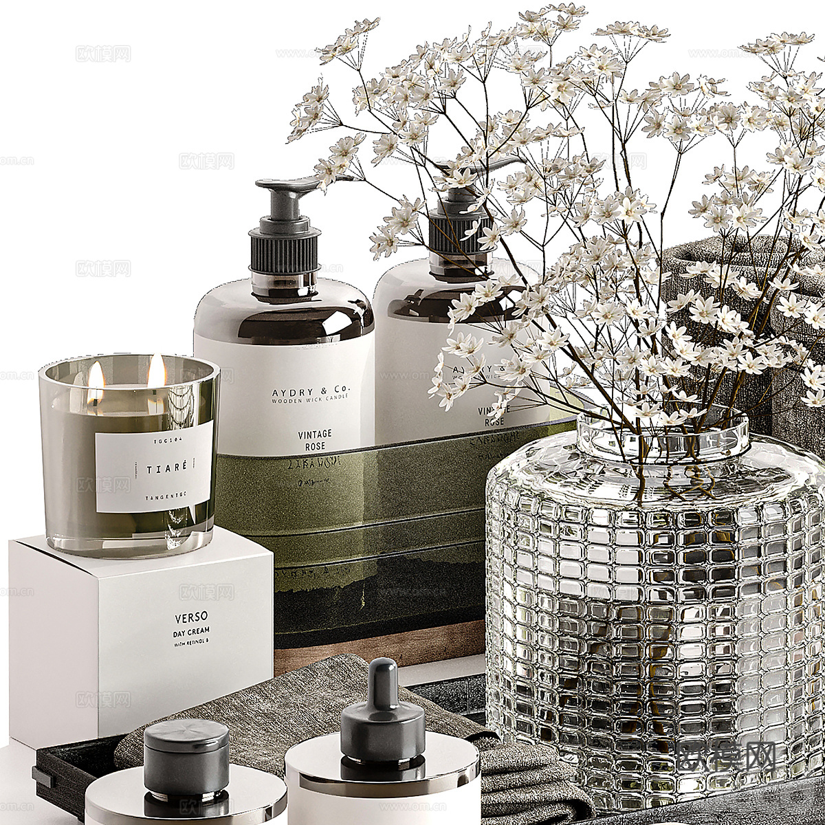 化妆品 洗护用品3d模型下载（渲染图5）