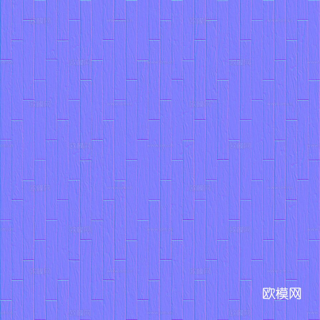 无缝木地板工字铺 PBR材质贴图 1k