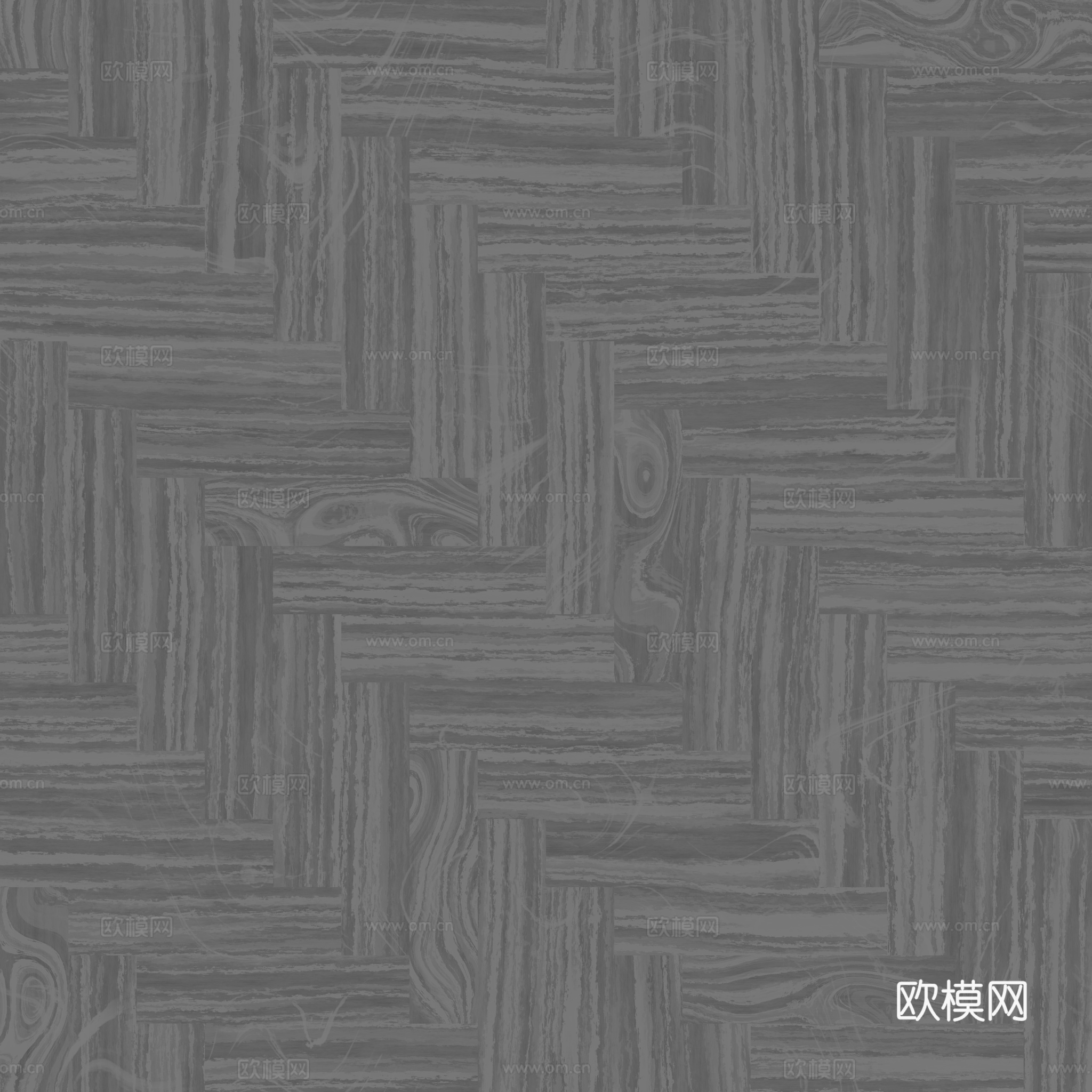 无缝木地板人字铺 PBR材质贴图 2k
