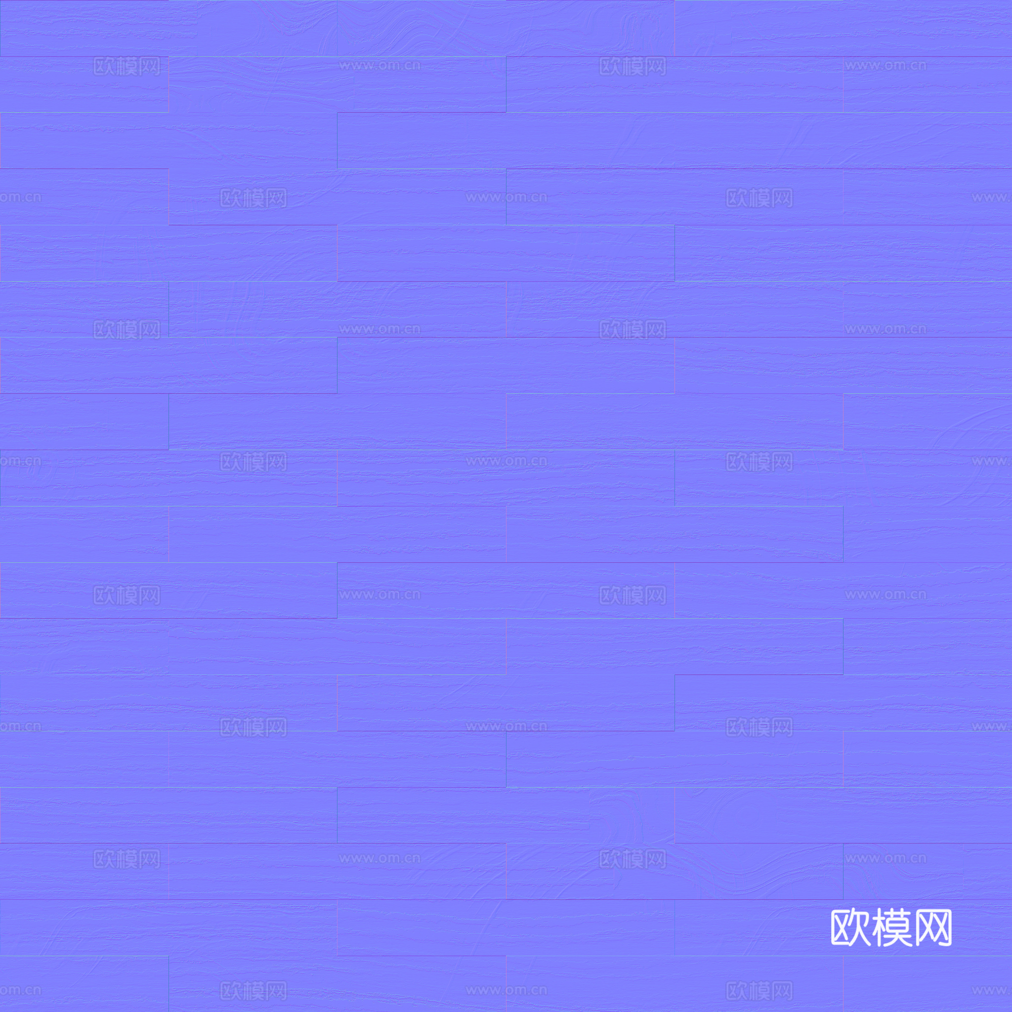 无缝木地板工字铺 PBR材质贴图 2k