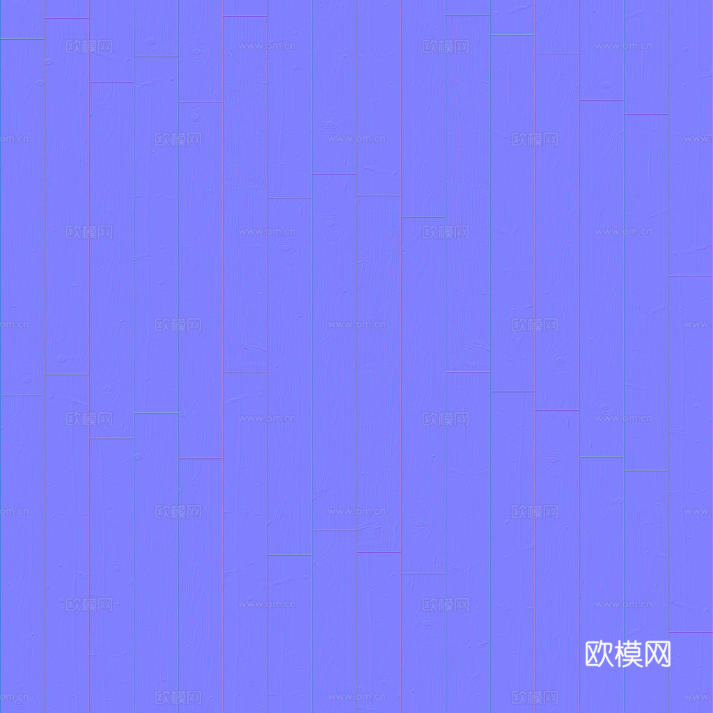 无缝木地板工字铺 PBR材质贴图 1k