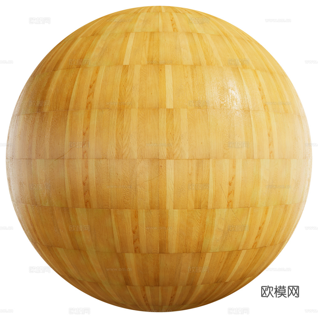 无缝木地板 PBR材质贴图 2k