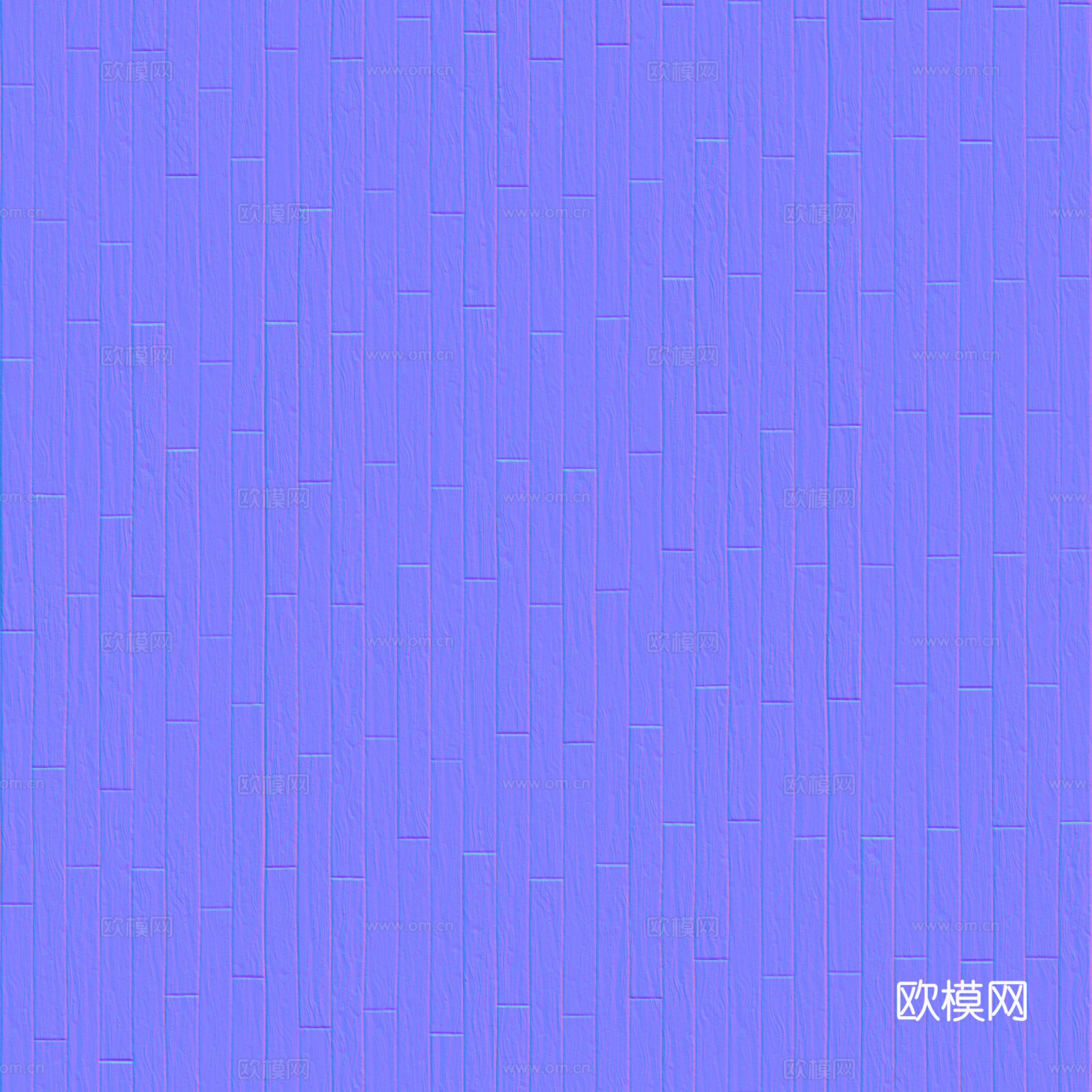 无缝木地板工字铺 PBR材质贴图 2k