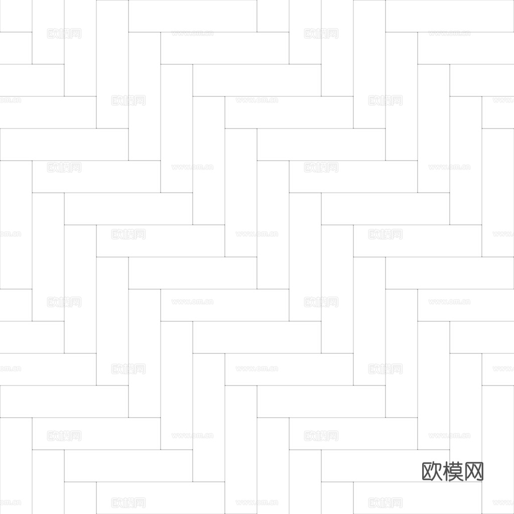 无缝木地板人字铺 PBR材质贴图 1k