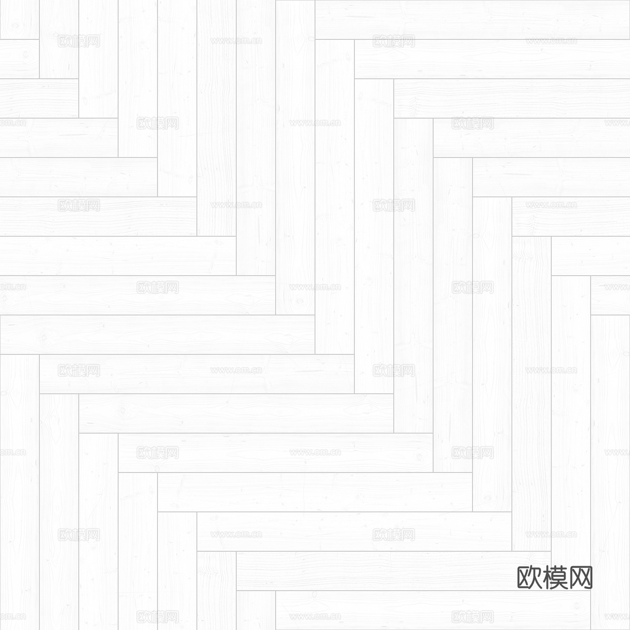 无缝木地板人字铺 PBR材质贴图 2k