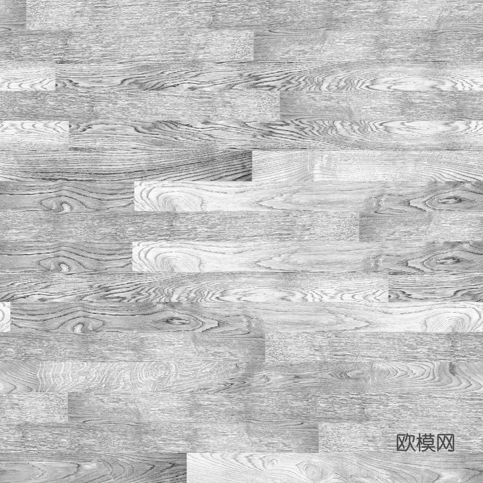 无缝木地板工字铺 PBR材质贴图 2k