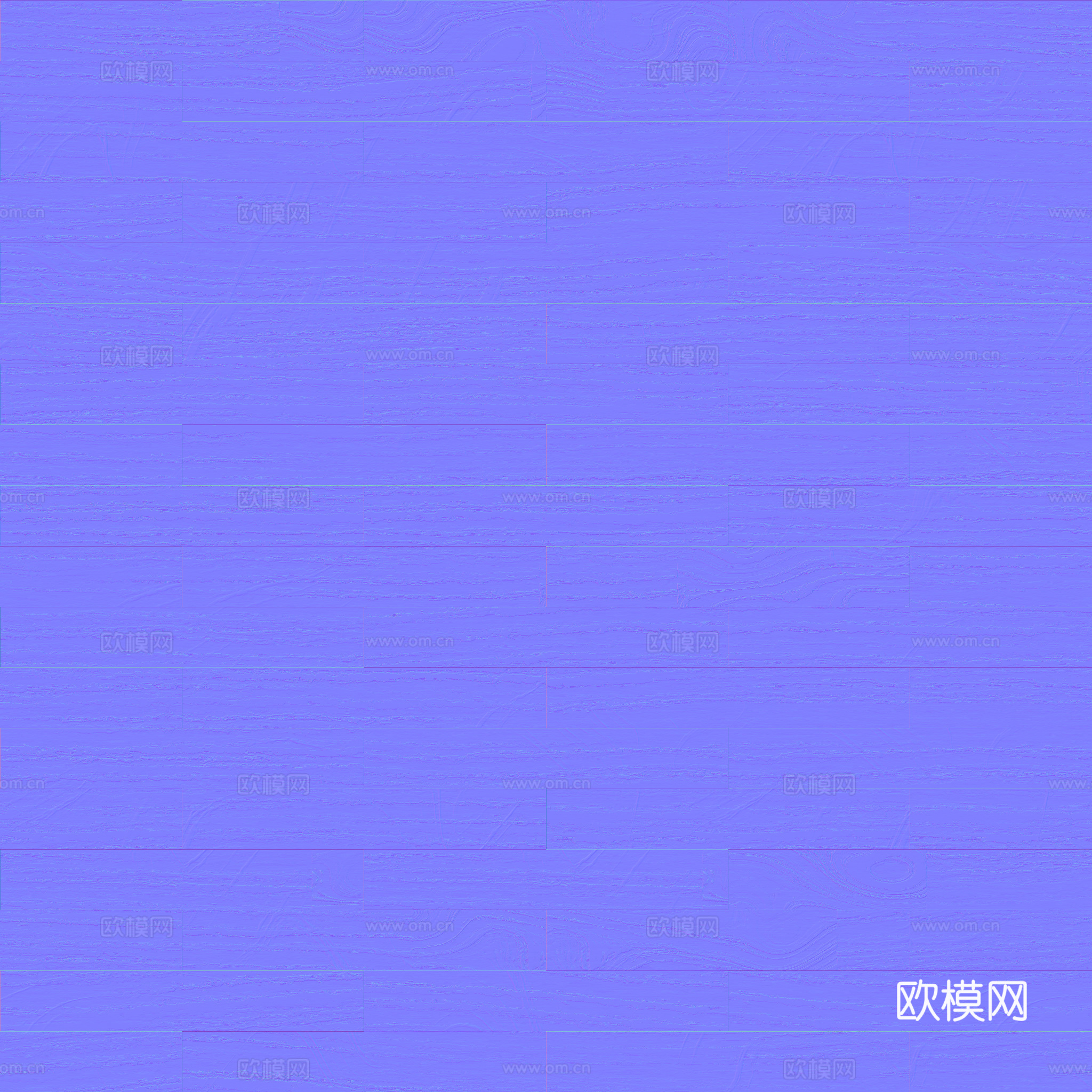 无缝木地板工字铺 PBR材质贴图 2k