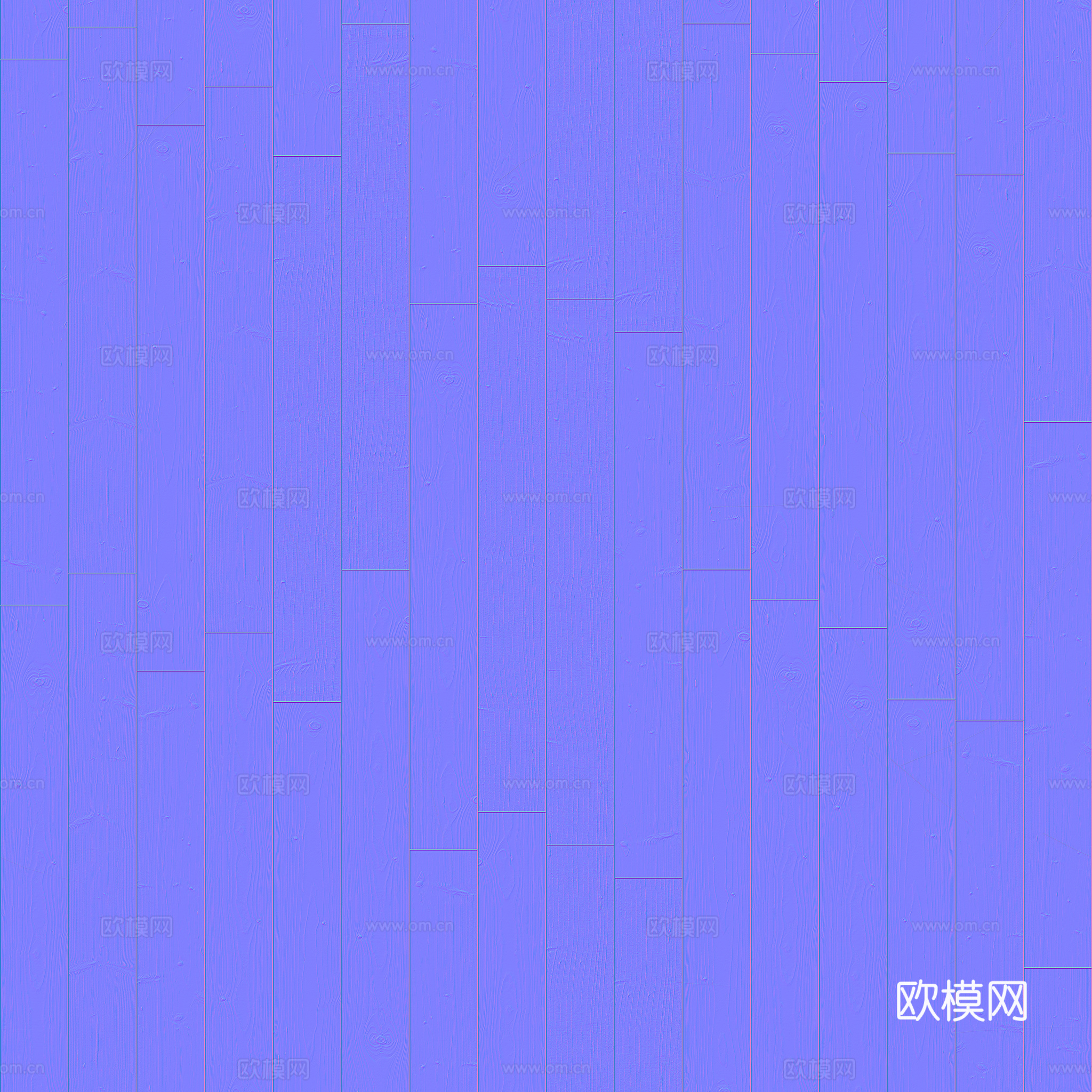 无缝木地板工字铺 PBR材质贴图 2k