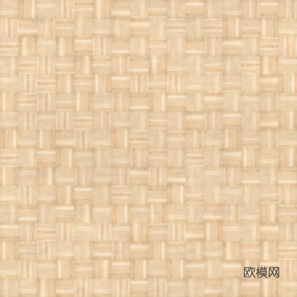 无缝木地板田字铺 PBR贴图 1k