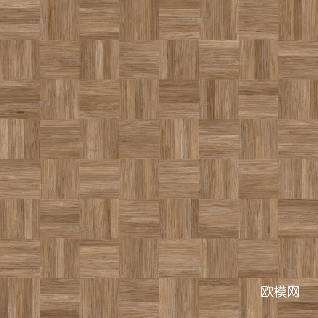 无缝木地板田字铺 PBR贴图 1k