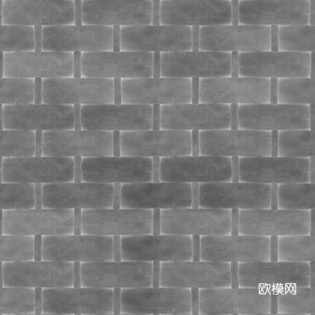 藤编竹编编织品 PBR材质贴图 1k