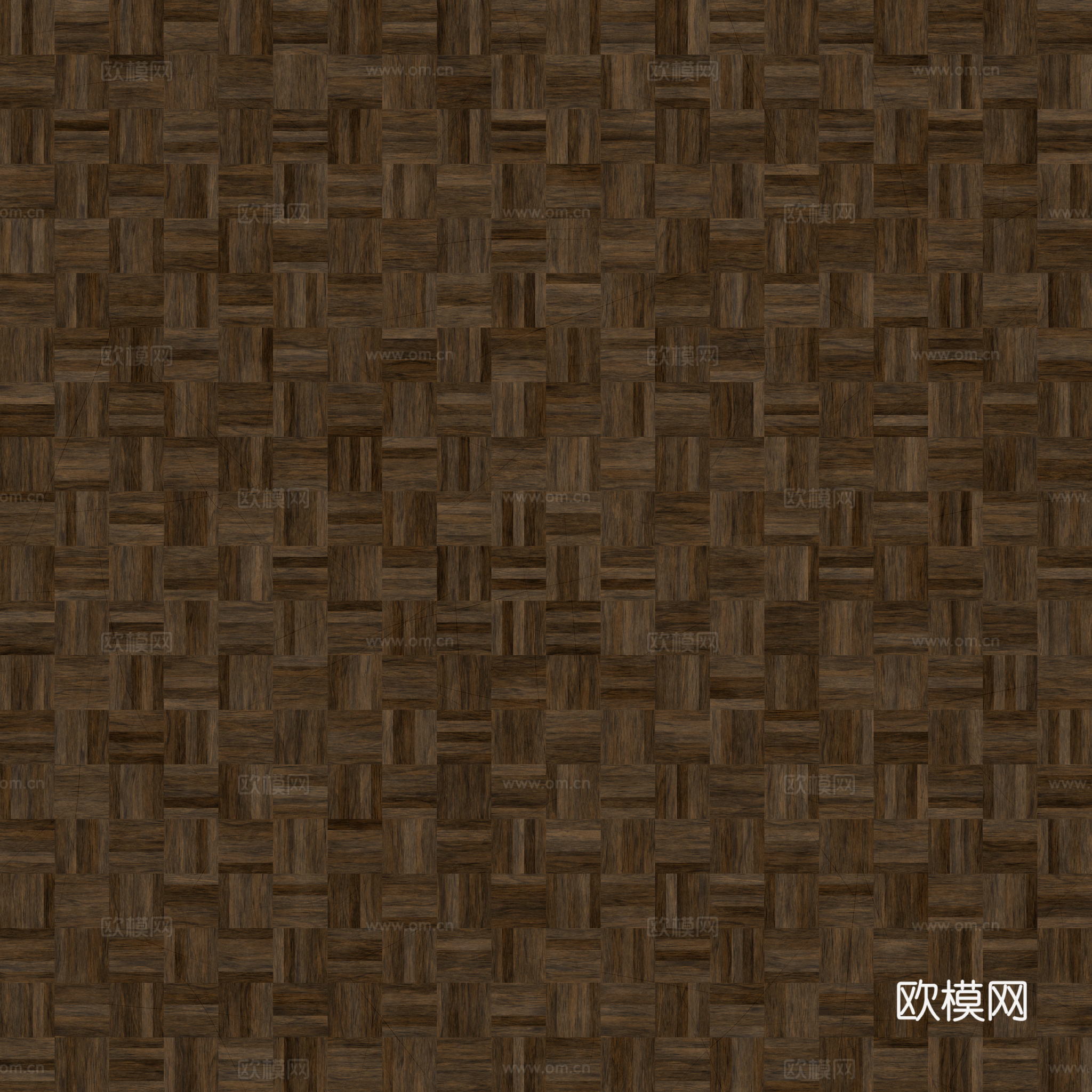 无缝木地板田字铺 PBR贴图 2k