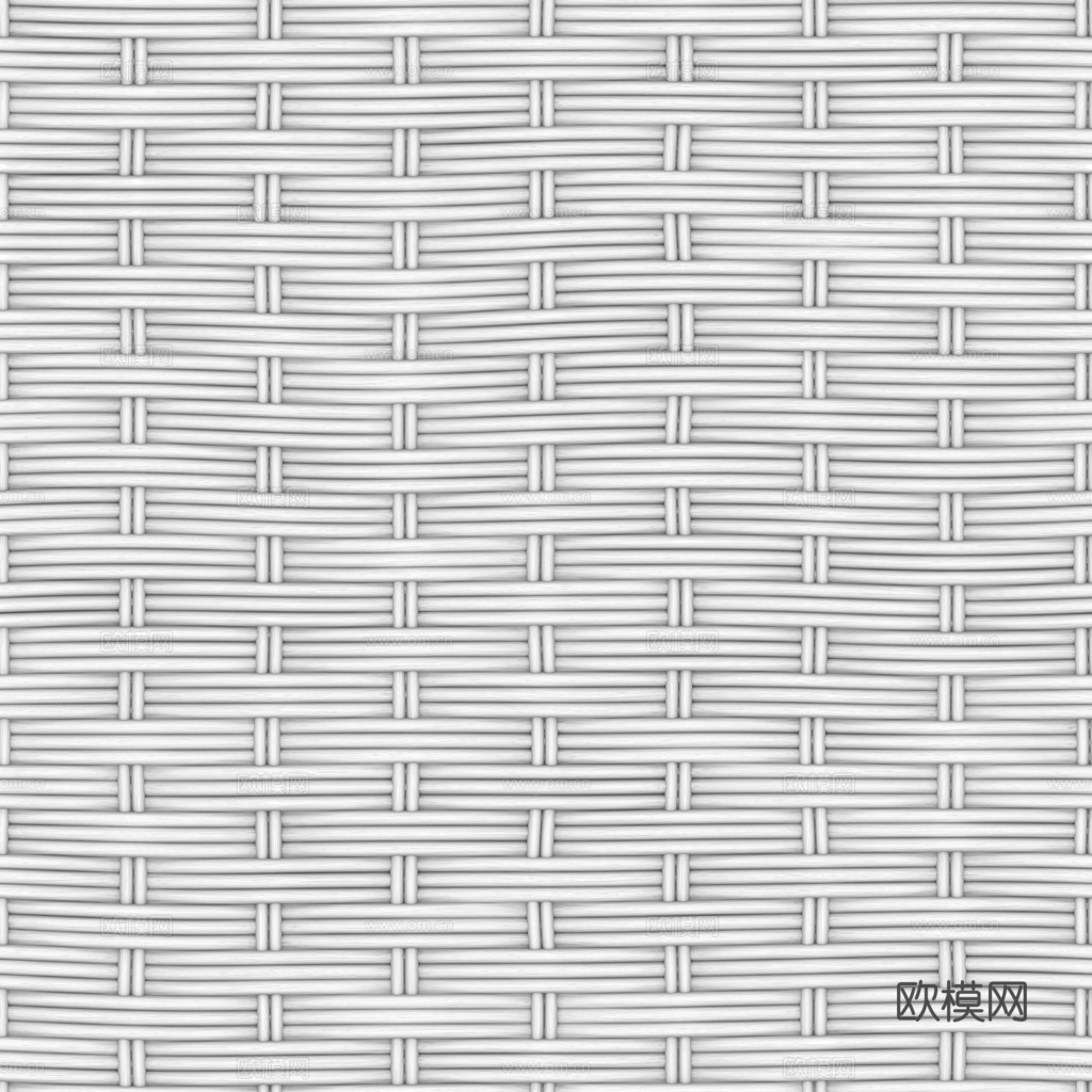 藤编竹编编织品 PBR材质贴图 1k