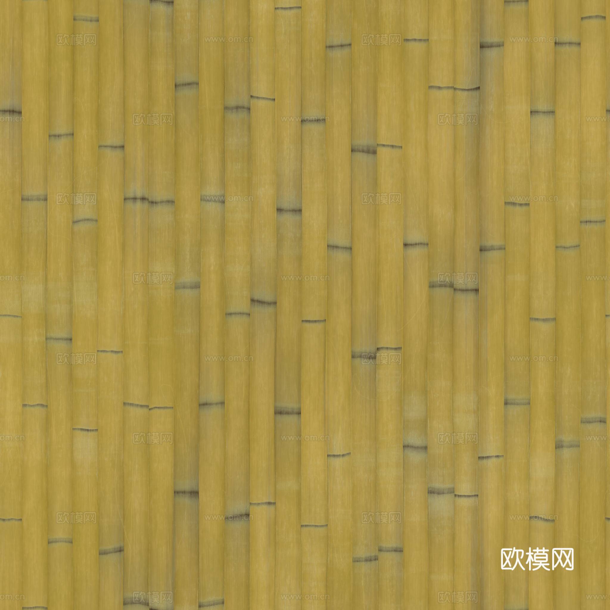竹子竹篱笆竹排竹墙 PBR材质贴图 2k