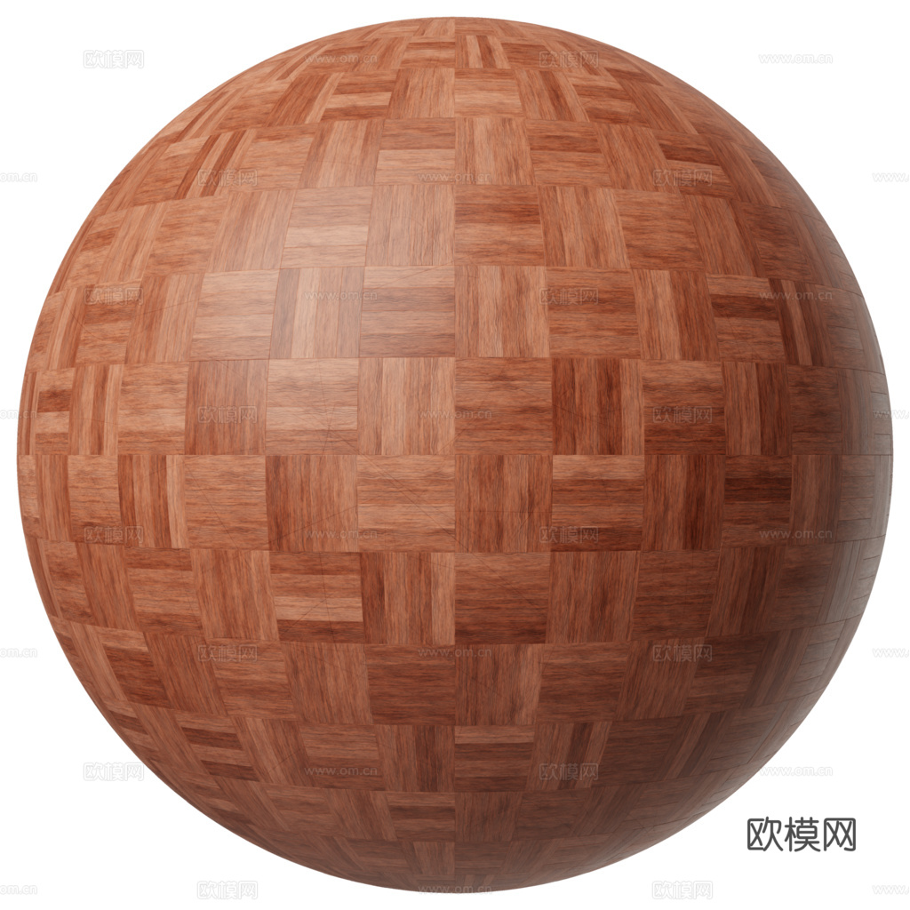 无缝木地板田字铺 PBR贴图 2k
