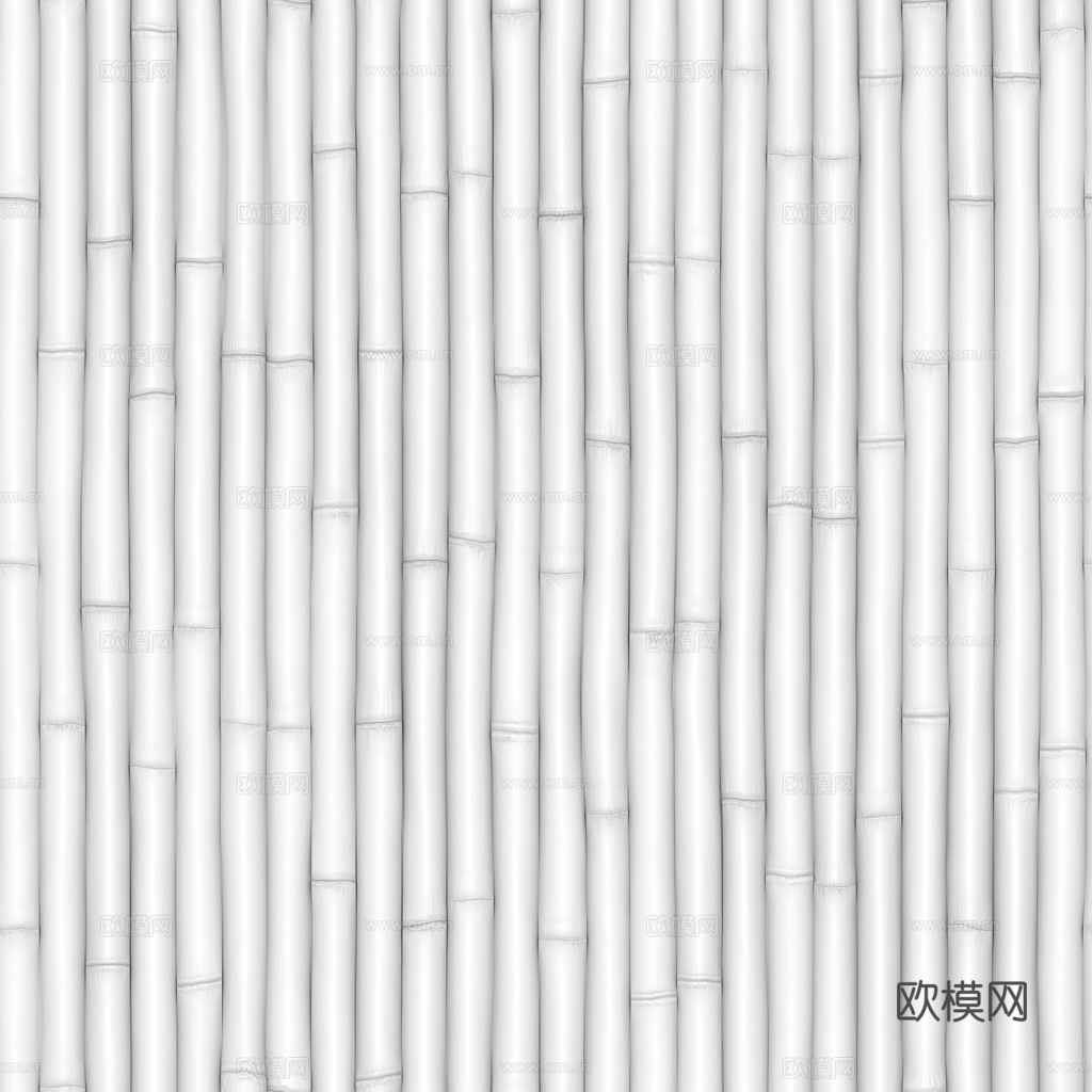 竹子竹篱笆竹排竹墙 PBR材质贴图 1k
