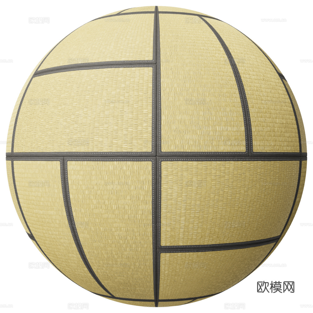榻榻米竹席竹编 PBR贴图 2k