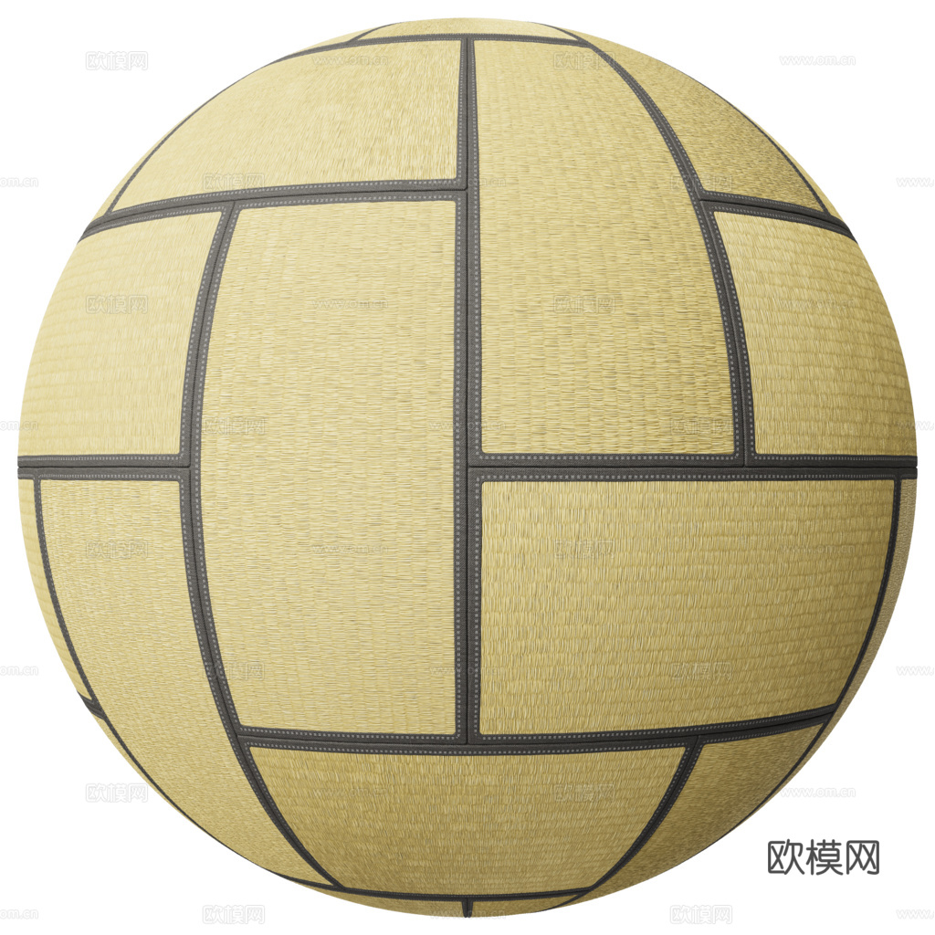 榻榻米竹席竹编 PBR贴图 2k