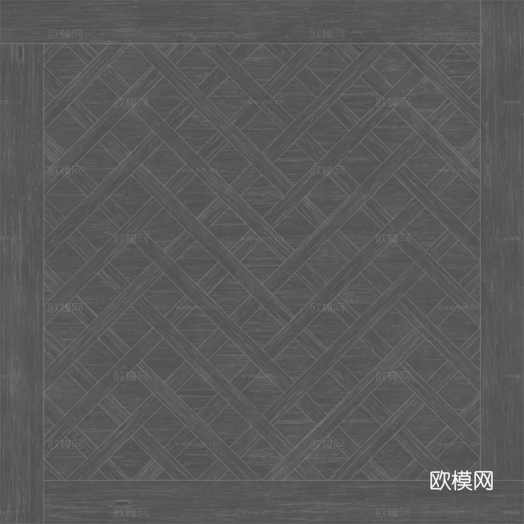 无缝拼花木地板 PBR贴图 1k