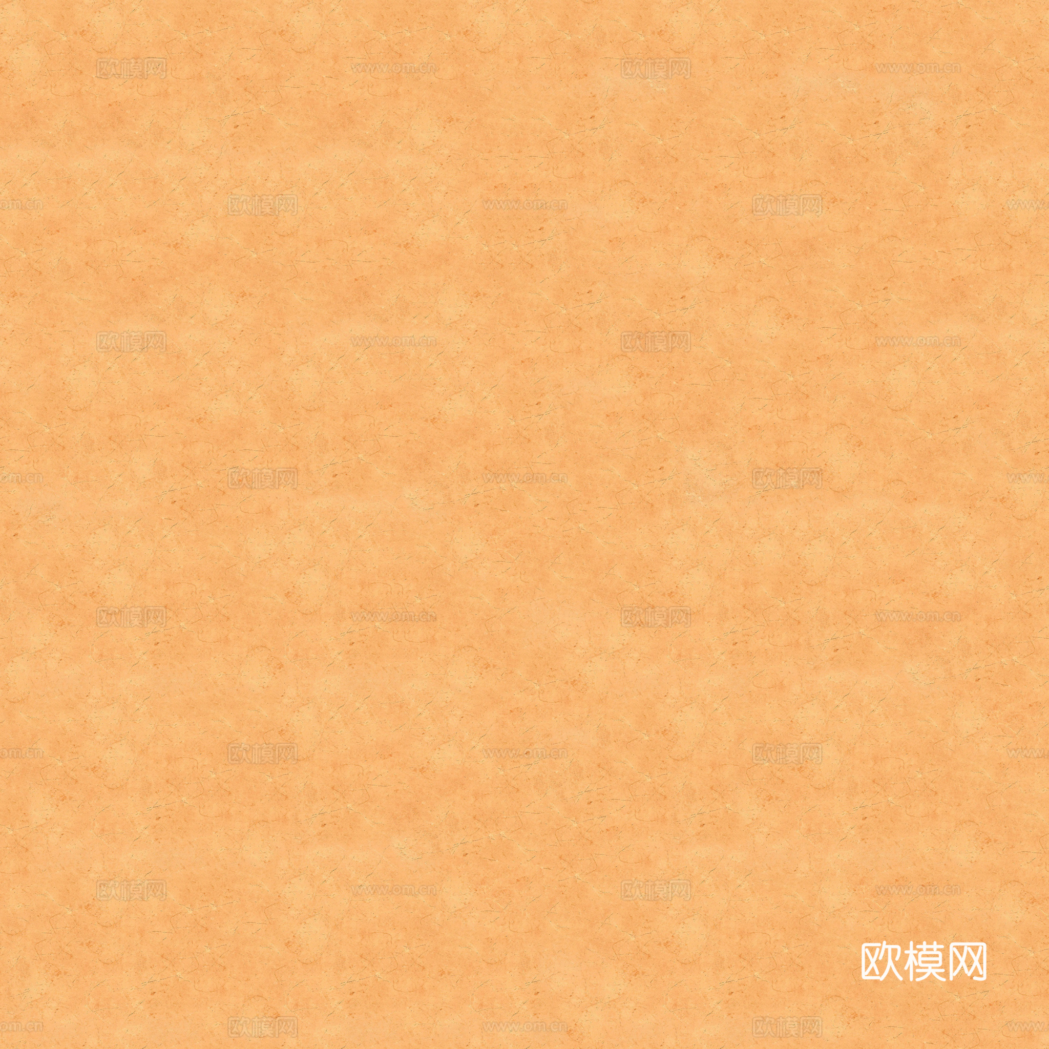 橘黄色粗糙墙漆艺术漆肌理漆 PBR贴图 2k