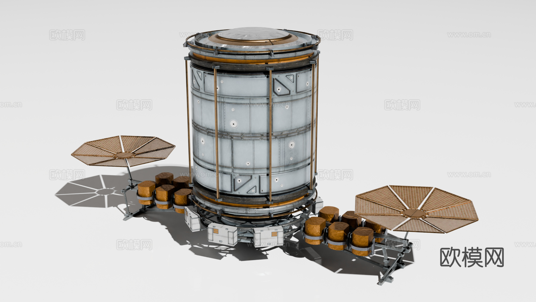 太空站 太空飞船 太空空间站 太空舱 航天器 卫星su模型