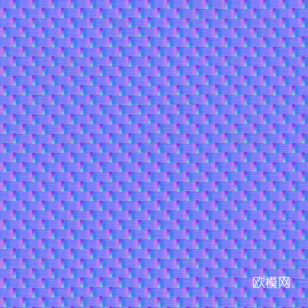 藤编竹编编织品 PBR材质贴图 1k