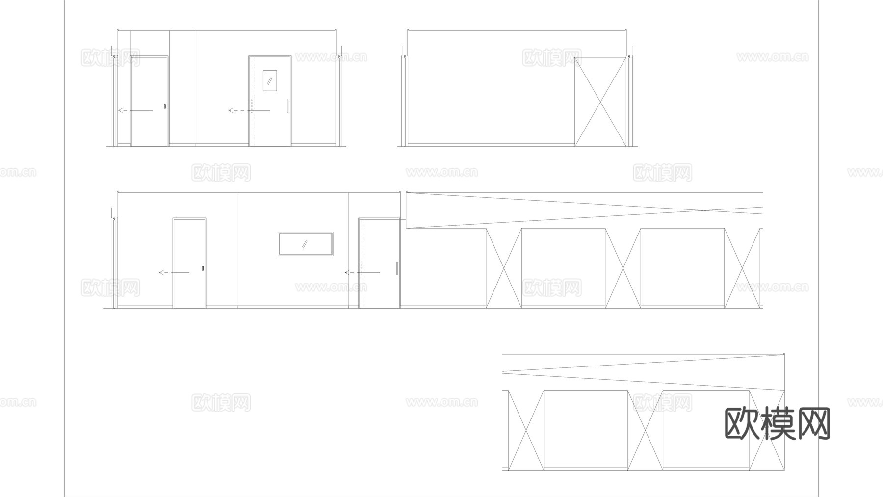 牙科诊所建筑图纸cad施工图