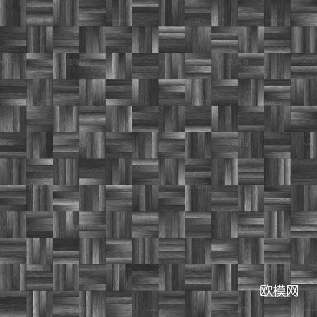 无缝木地板田字铺 PBR贴图 1k