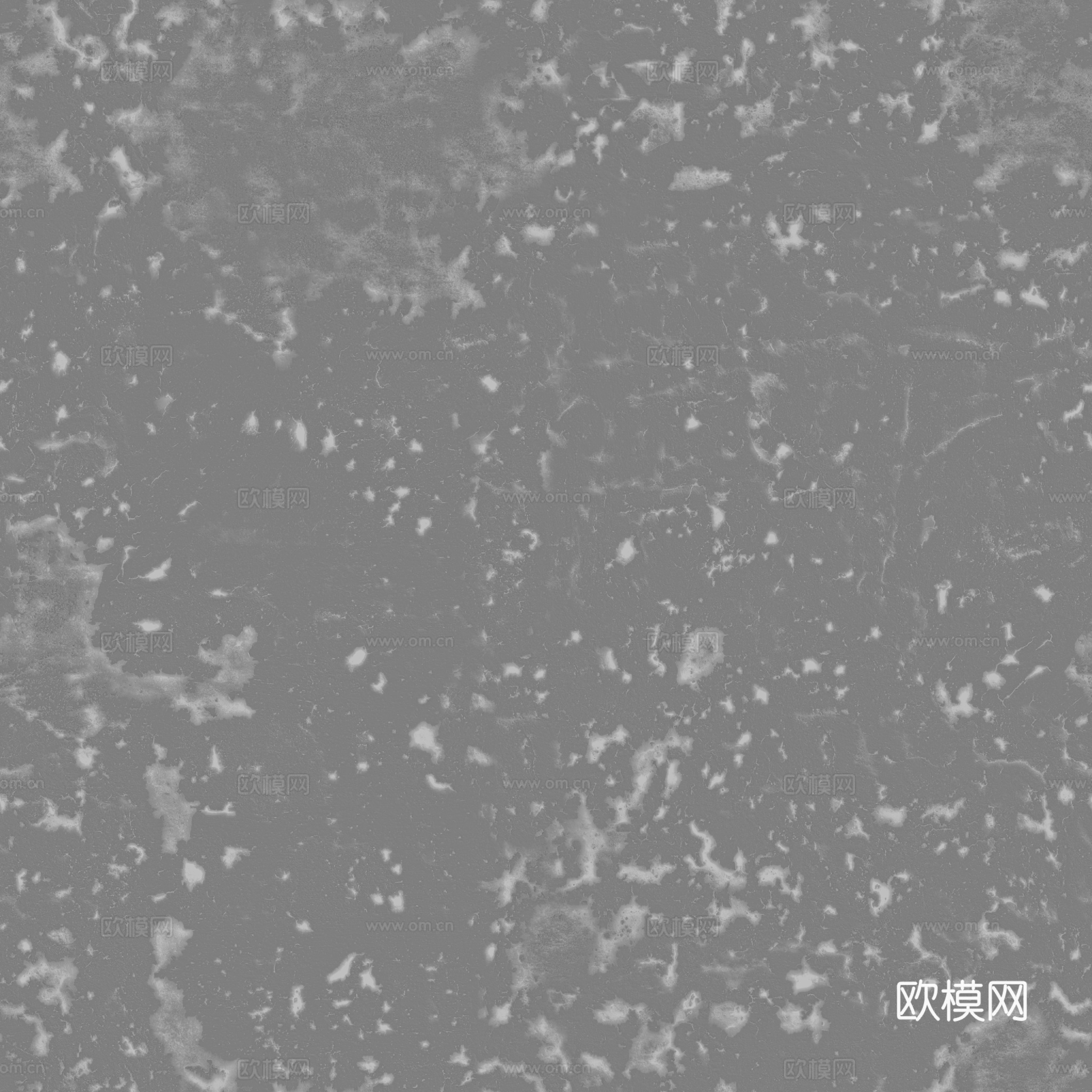 粗糙破旧水泥墙户外墙 PBR贴图 2k