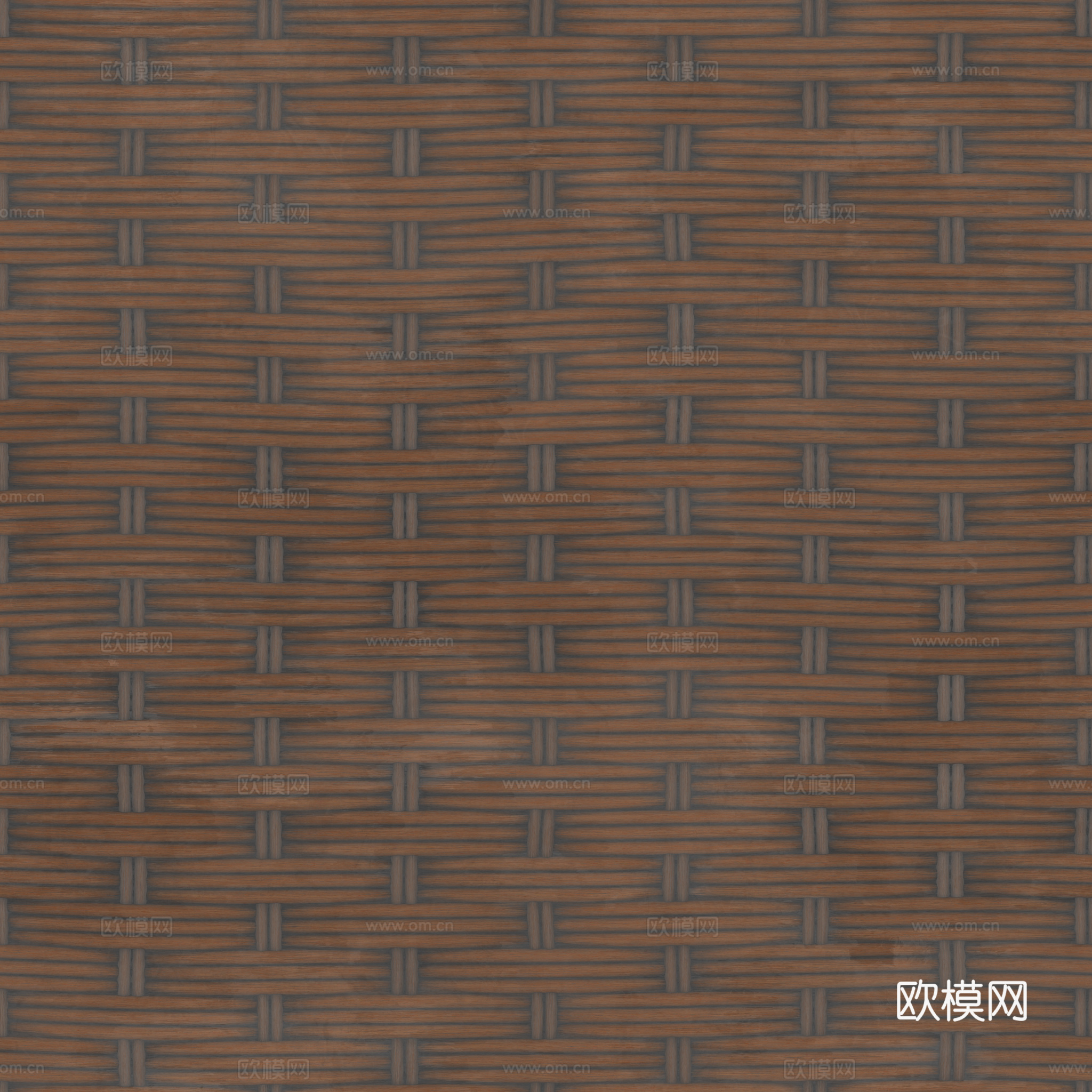 藤编竹编编织品 PBR材质贴图 2k