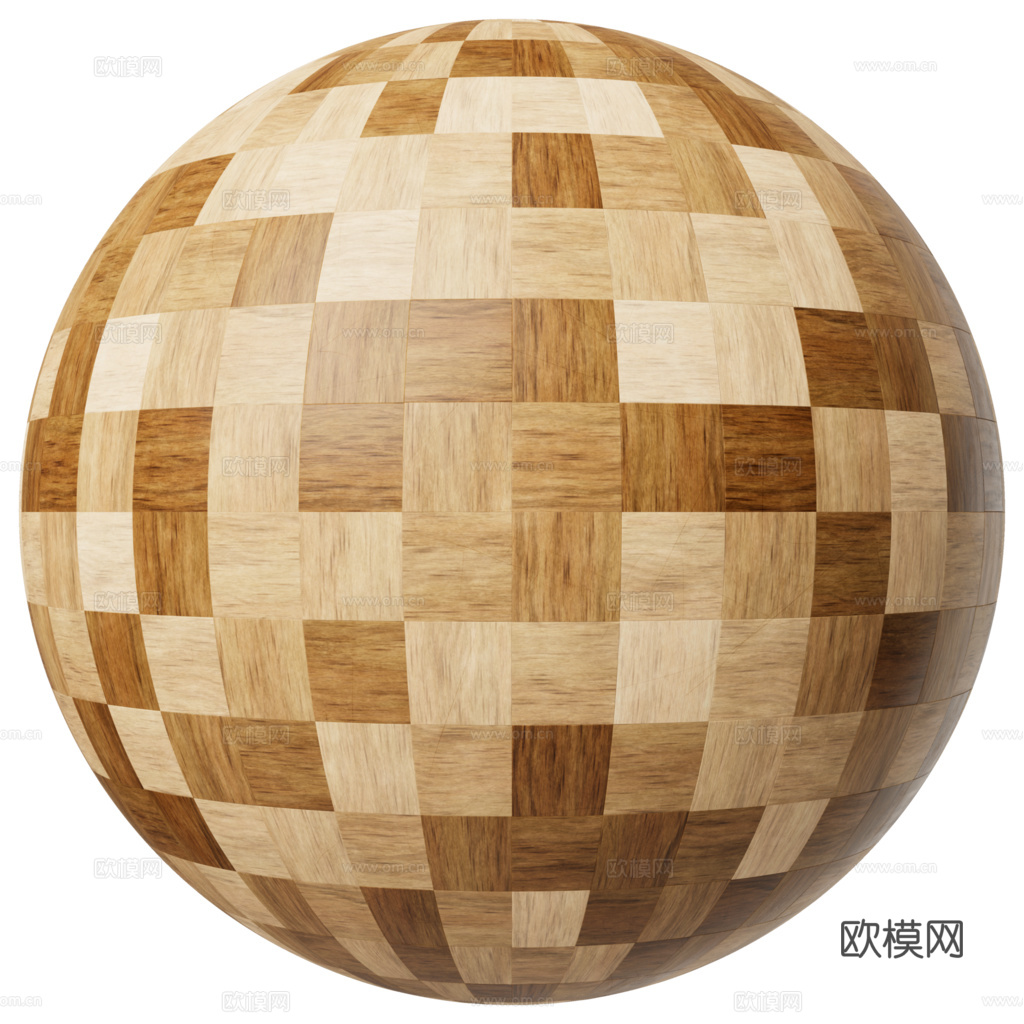 无缝木地板 PBR贴图 2k
