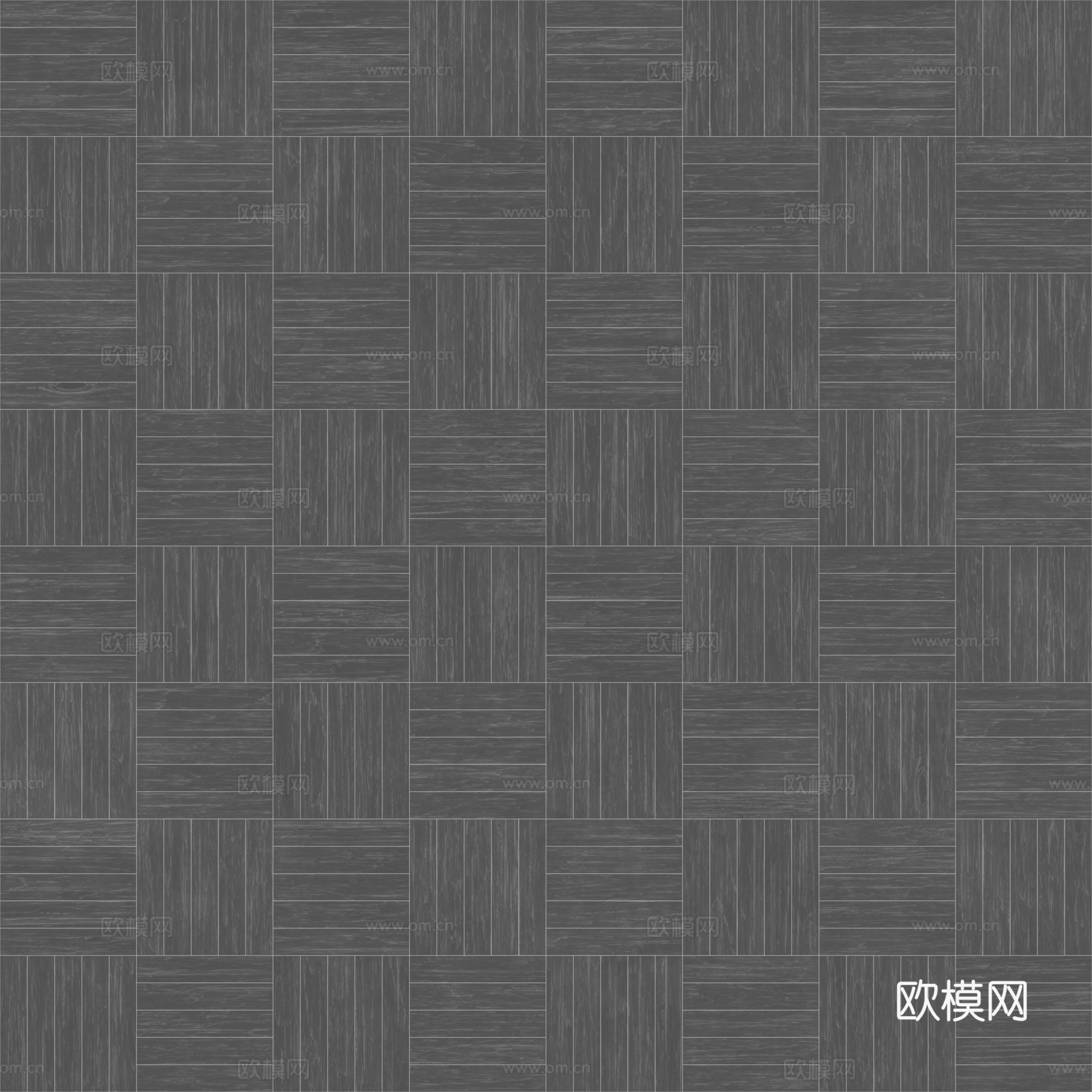 无缝木地板田字铺 PBR贴图 2k