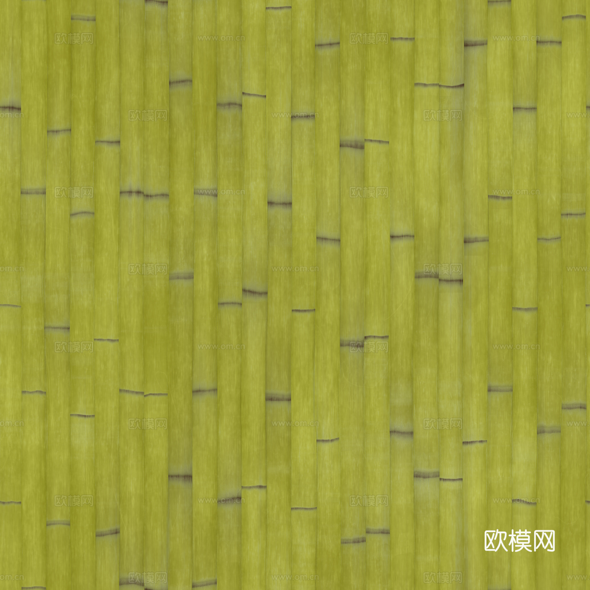 竹子竹篱笆竹排竹墙 PBR材质贴图 2k