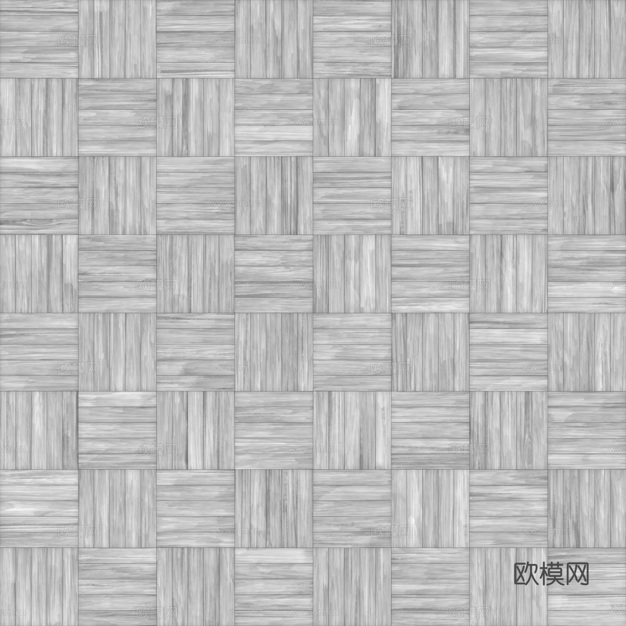 无缝木地板田字铺 PBR贴图 2k