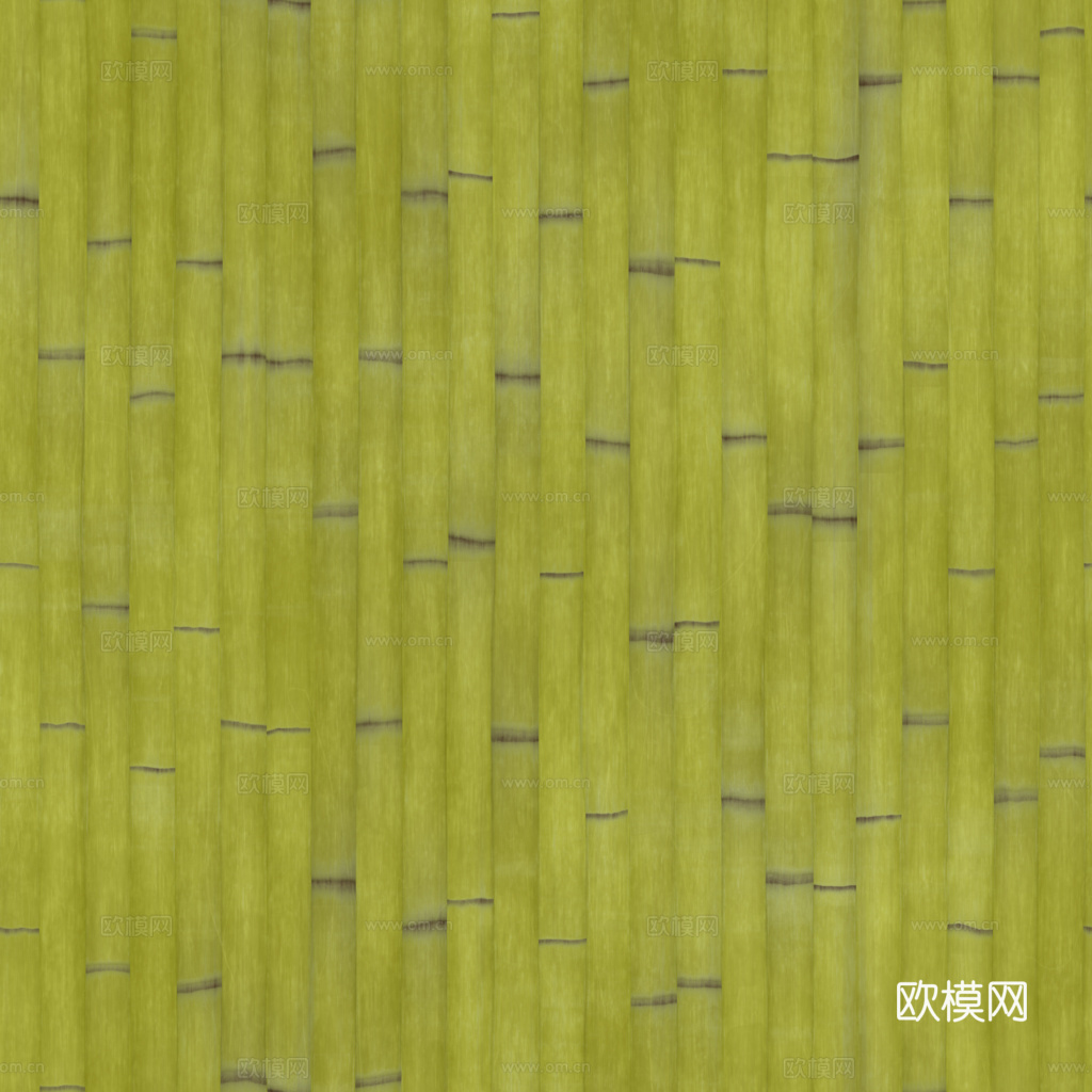竹子竹篱笆竹排竹墙 PBR材质贴图 1k